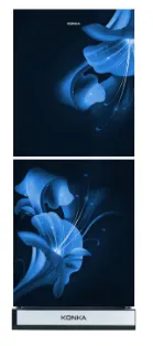 2-Door, Bottom Freezer with Glass Mirror KRB-230GB-GM