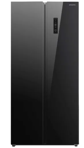 Side by Side, No Frost, LED Display KRF-606WB