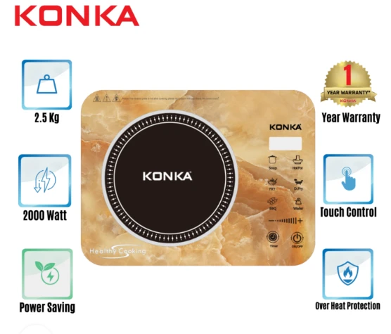 KONKA Infrared Cooker -Power Saving KIC-190(2000W) (copy) (পণ্যটি অর্ডার করার জন্য হালাল দোকান থেকে ৫০,০০০ হাজার টাকা পণ্য অর্ডার করতে হবে )