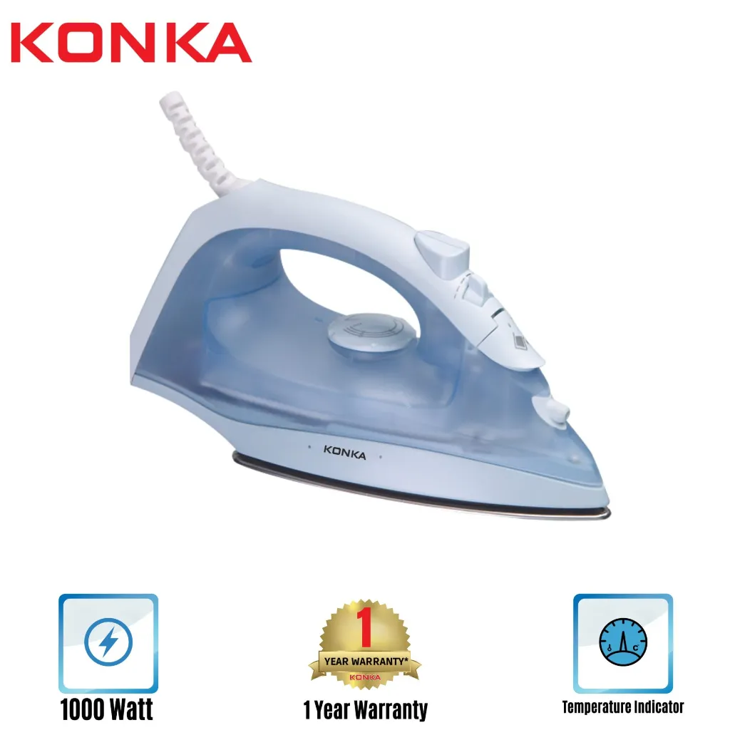 KONKA IRON -ES-2353 (1000 Watt) (copy) (পণ্যটি অর্ডার করার জন্য হালাল দোকান থেকে ৩০,০০০ এর উপরের হাজার টাকা পণ্য অর্ডার করতে হবে.)
