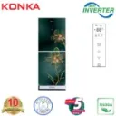 KONKA Refrigerator-KRT-282EIGB-Green Nelumbo Upper Freezer, Electronics Control, Digital Display with Inverter Technology (282 LTR)
