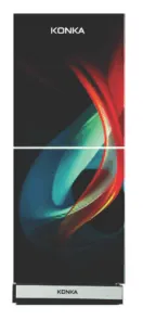 KONKA Refrigerator-KRT-315EGB-Light Dark with Shade, Upper Freezer, Digital Display (315 LTR)