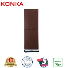 KONKA Refrigerator-KRT-282GB-Light Silver with Spot, Upper Freezer (282 LTR)