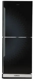 KONKA Refrigerator-KRT-315EIGB-Black Diamond, Upper Freezer, Digital Display with Inverter (315 LTR)