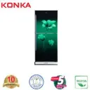 KONKA Refrigerator-KRB-200GB-2-Door, Bottom Freezer (200 Ltr) 3D Green Lily