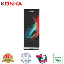 KONKA Refrigerator-KRT-240GB-2-Door, Upper Freezer (240 Ltr) Light Dark with Shade