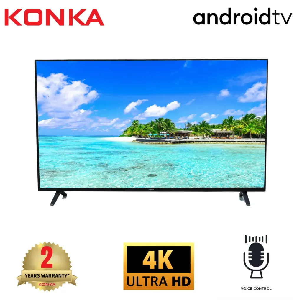 KONKA Android Smart 4K QLED TV – UDG55SR684ANT(55″ Voice Control Google TV)