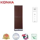 KONKA Refrigerator-KRT-282EGB-Light Silver with Spot, Upper Freezer, Electronics Control with Digital Display (282 LTR)