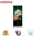 KONKA Refrigerator-KRB-190GB-3D Green Magnolia-2-Door, Bottom Freezer (190 Ltr)