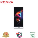 KONKA Refrigerator-KRB-190GB-3D Black Levitae-2-Door, Bottom Freezer (190 Ltr)