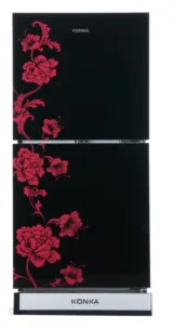 KONKA Refrigerator-KRB-200GB-Glass Mirror-2-Door, Bottom Freezer (200 Ltr)