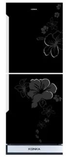 KONKA Refrigerator-KRT-315GB-Black, Upper Freezer(315 LTR)