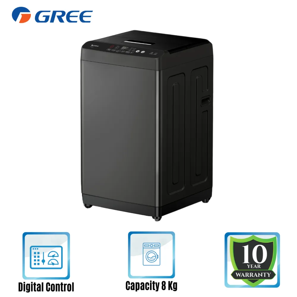 GREE Washing Machine XWKQB-80-01Ga2 (8.0 KG) Top Loading